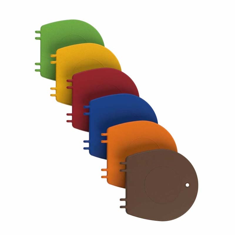 Farbkodierte Deckel